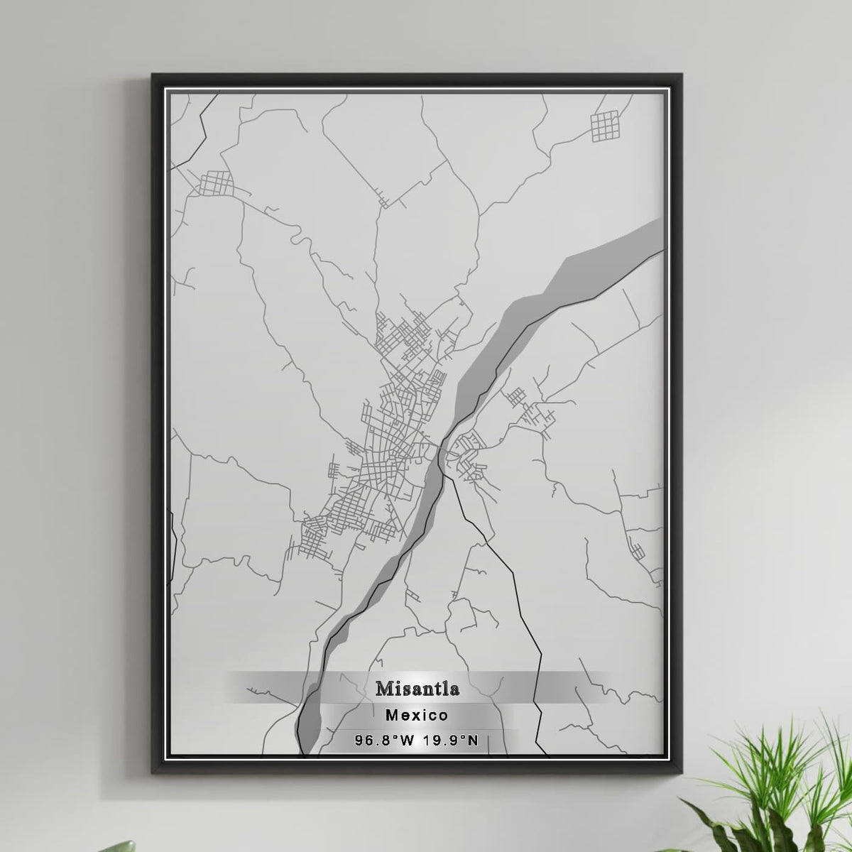 ROAD MAP OF MISANTLA, MEXICO BY MAPBAKES
