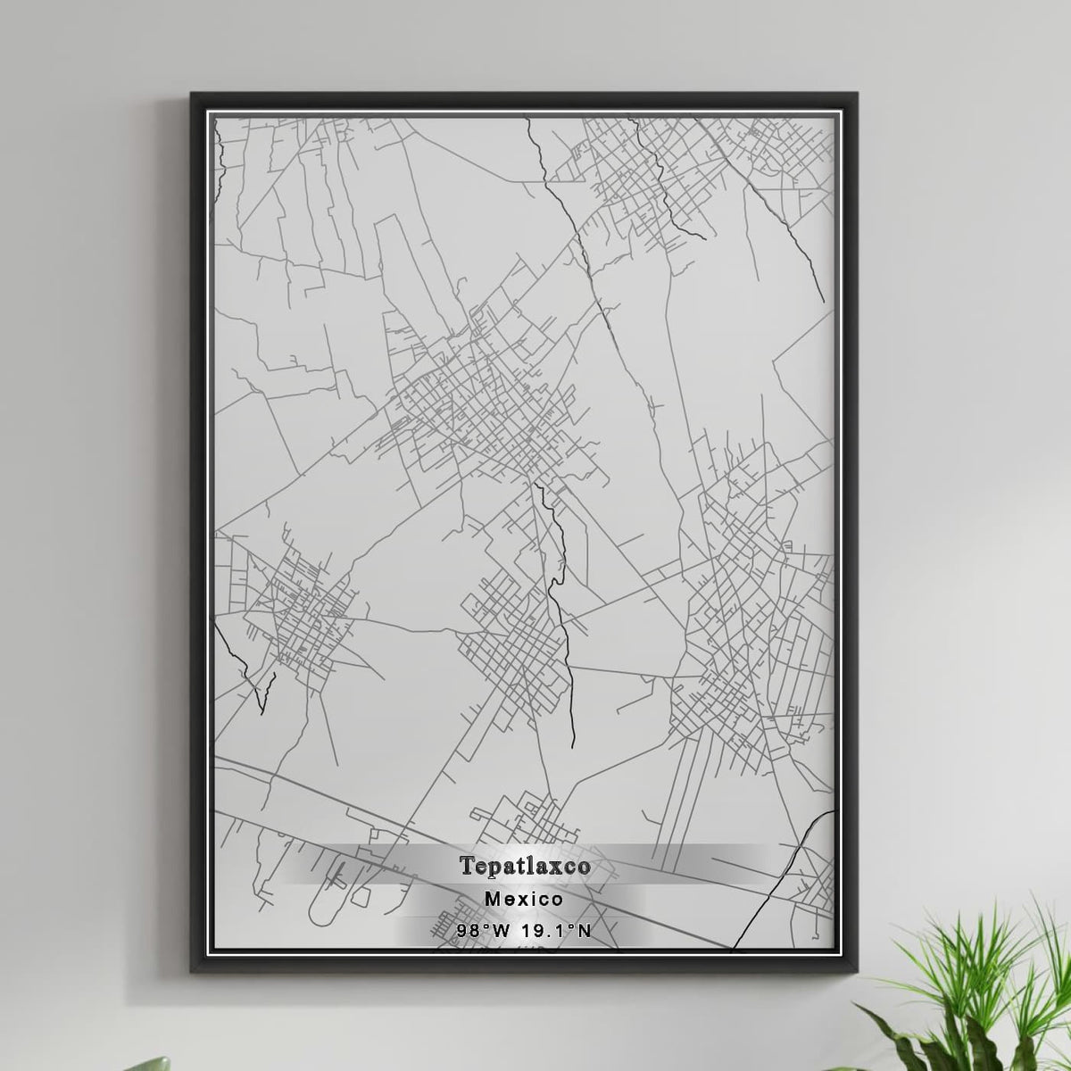ROAD MAP OF TEPATLAXCO, MEXICO BY MAPBAKES