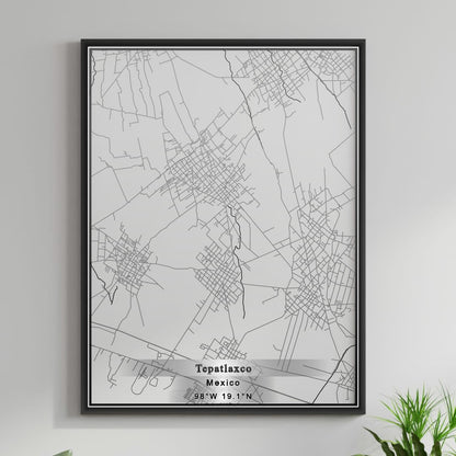 ROAD MAP OF TEPATLAXCO, MEXICO BY MAPBAKES