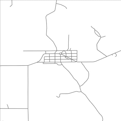 ROAD MAP OF ALPHA, MICHIGAN BY MAPBAKES