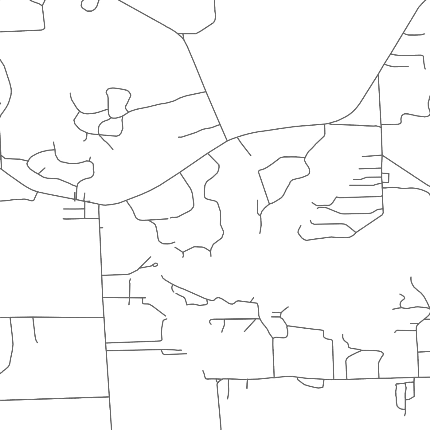 ROAD MAP OF ARGENTINE, MICHIGAN BY MAPBAKES