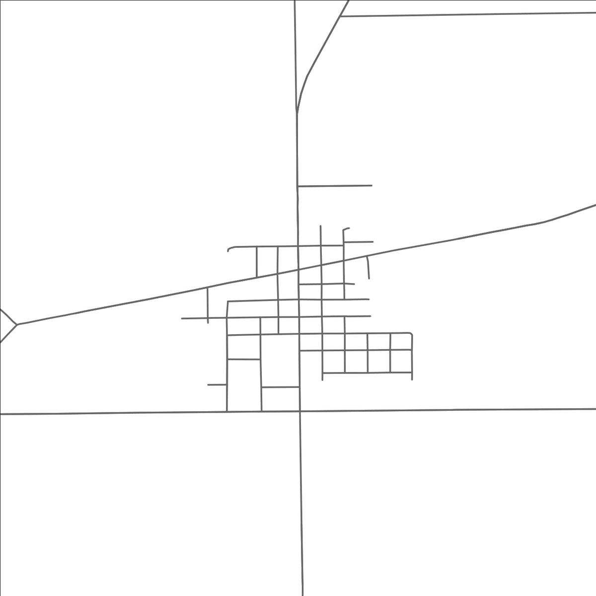 ROAD MAP OF ATHENS, MICHIGAN BY MAPBAKES
