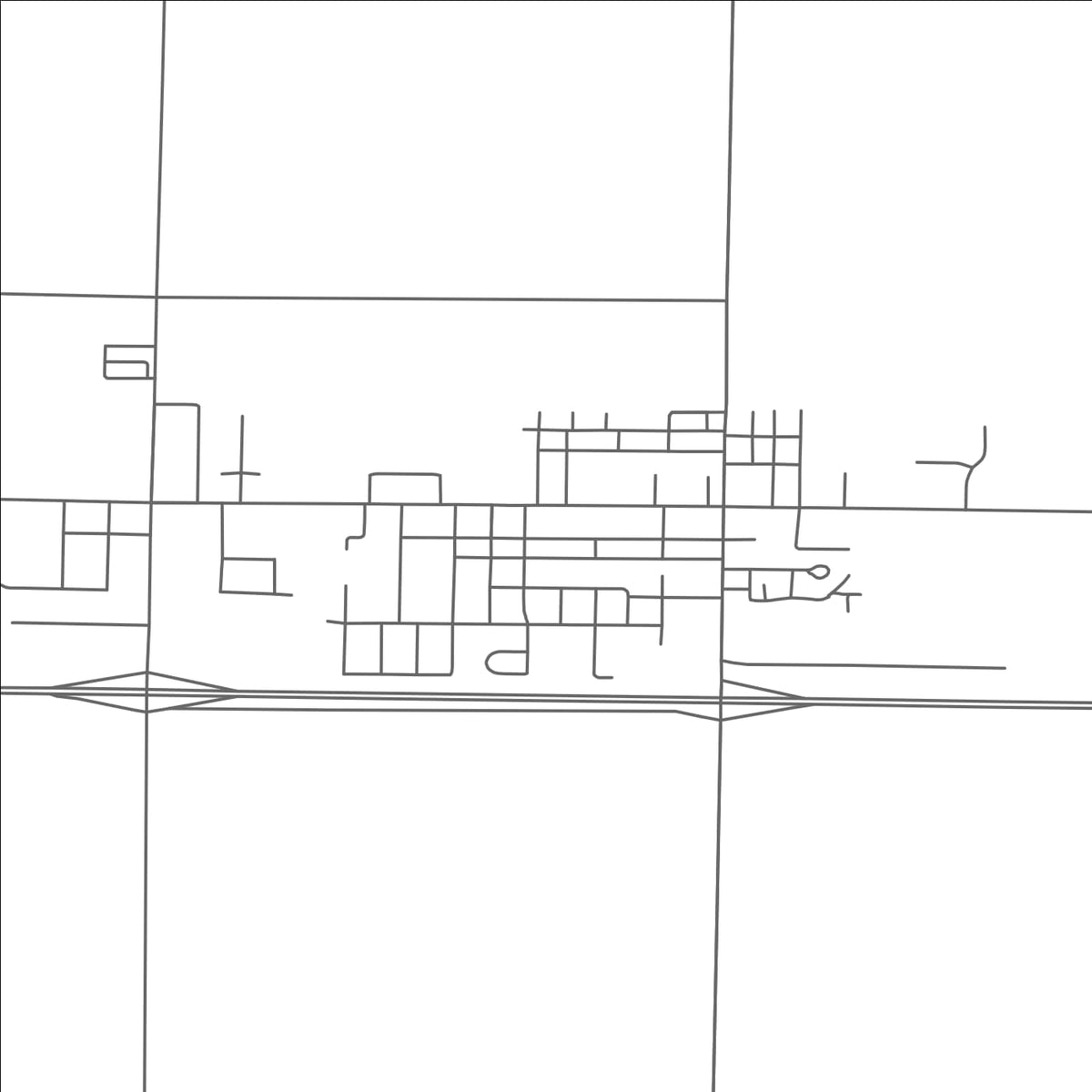 ROAD MAP OF AUBURN, MICHIGAN BY MAPBAKES