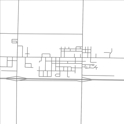 ROAD MAP OF AUBURN, MICHIGAN BY MAPBAKES