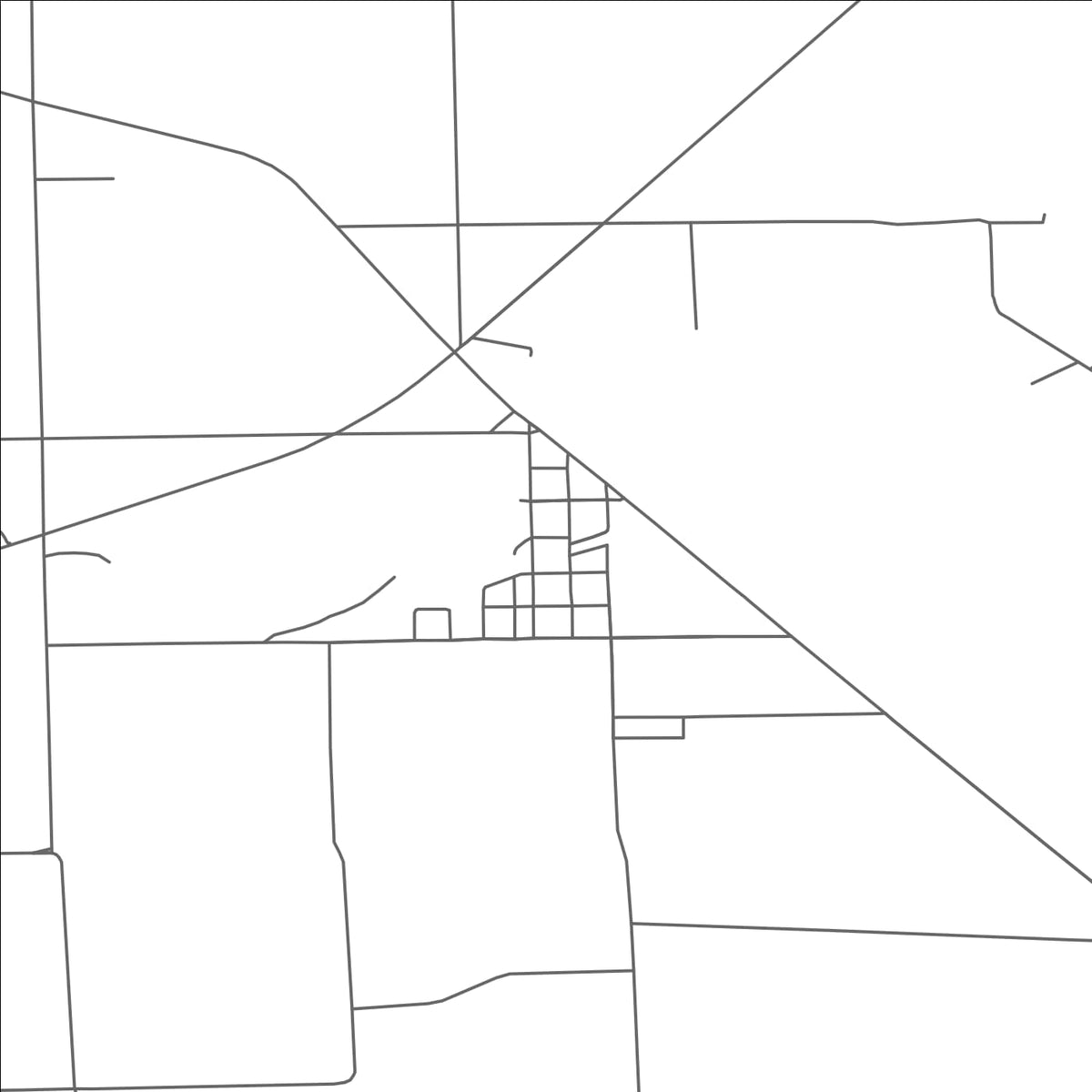 ROAD MAP OF BANCROFT, MICHIGAN BY MAPBAKES
