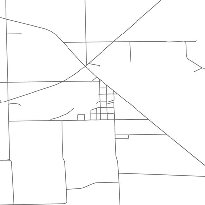 ROAD MAP OF BANCROFT, MICHIGAN BY MAPBAKES