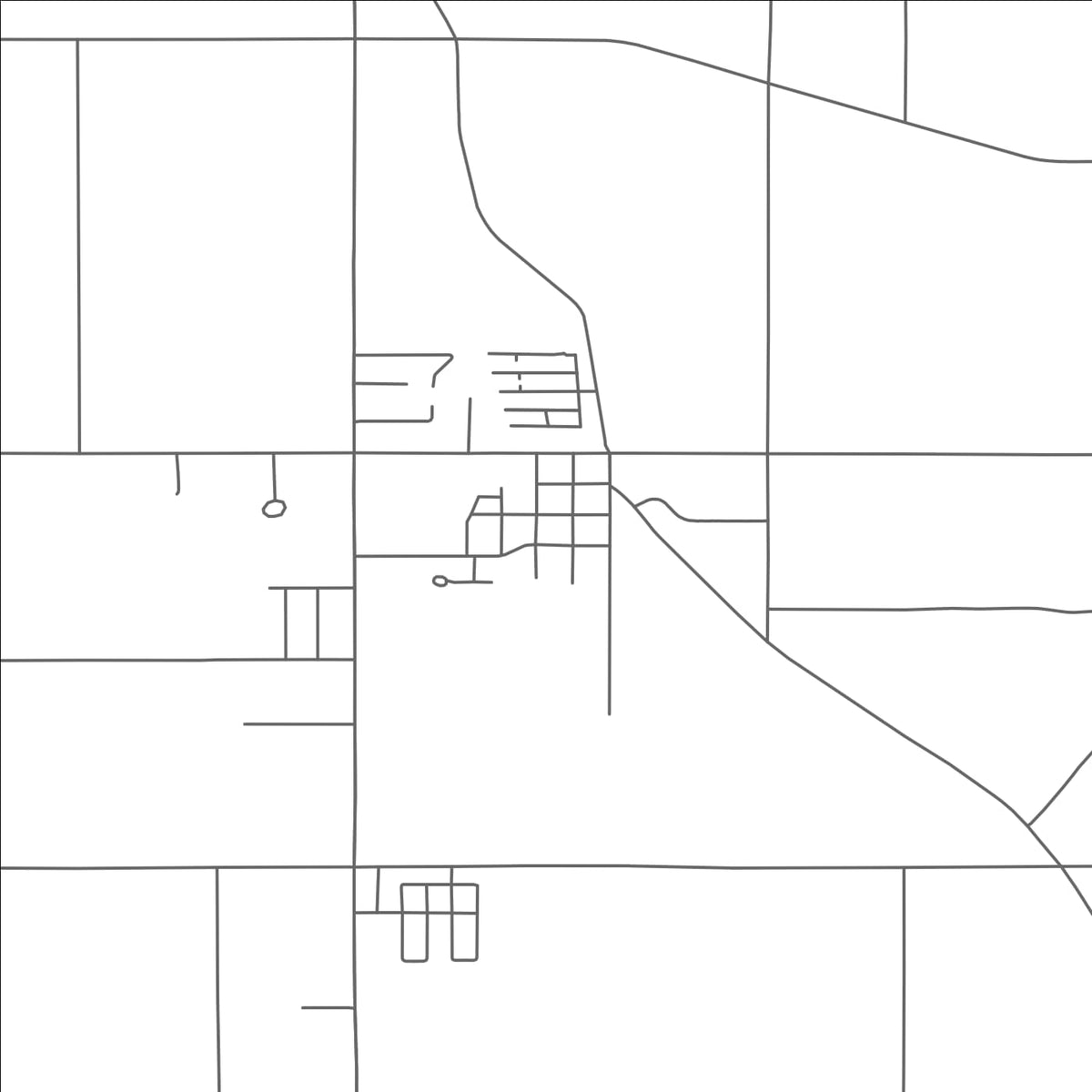 ROAD MAP OF BARODA, MICHIGAN BY MAPBAKES