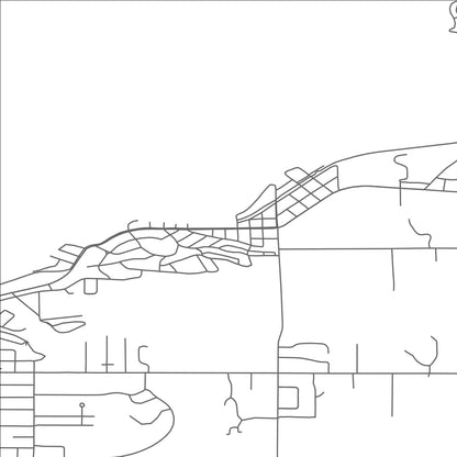 ROAD MAP OF BAY VIEW, MICHIGAN BY MAPBAKES