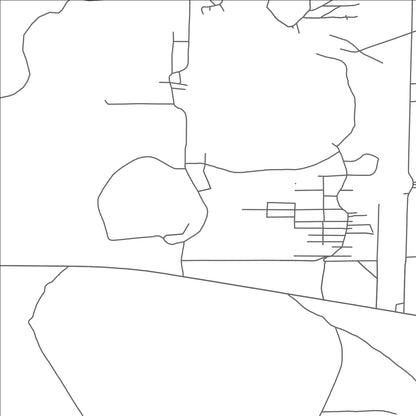 ROAD MAP OF BEAR LAKE, MICHIGAN BY MAPBAKES