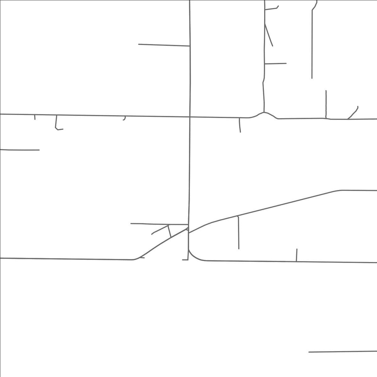 ROAD MAP OF BENDON, MICHIGAN BY MAPBAKES