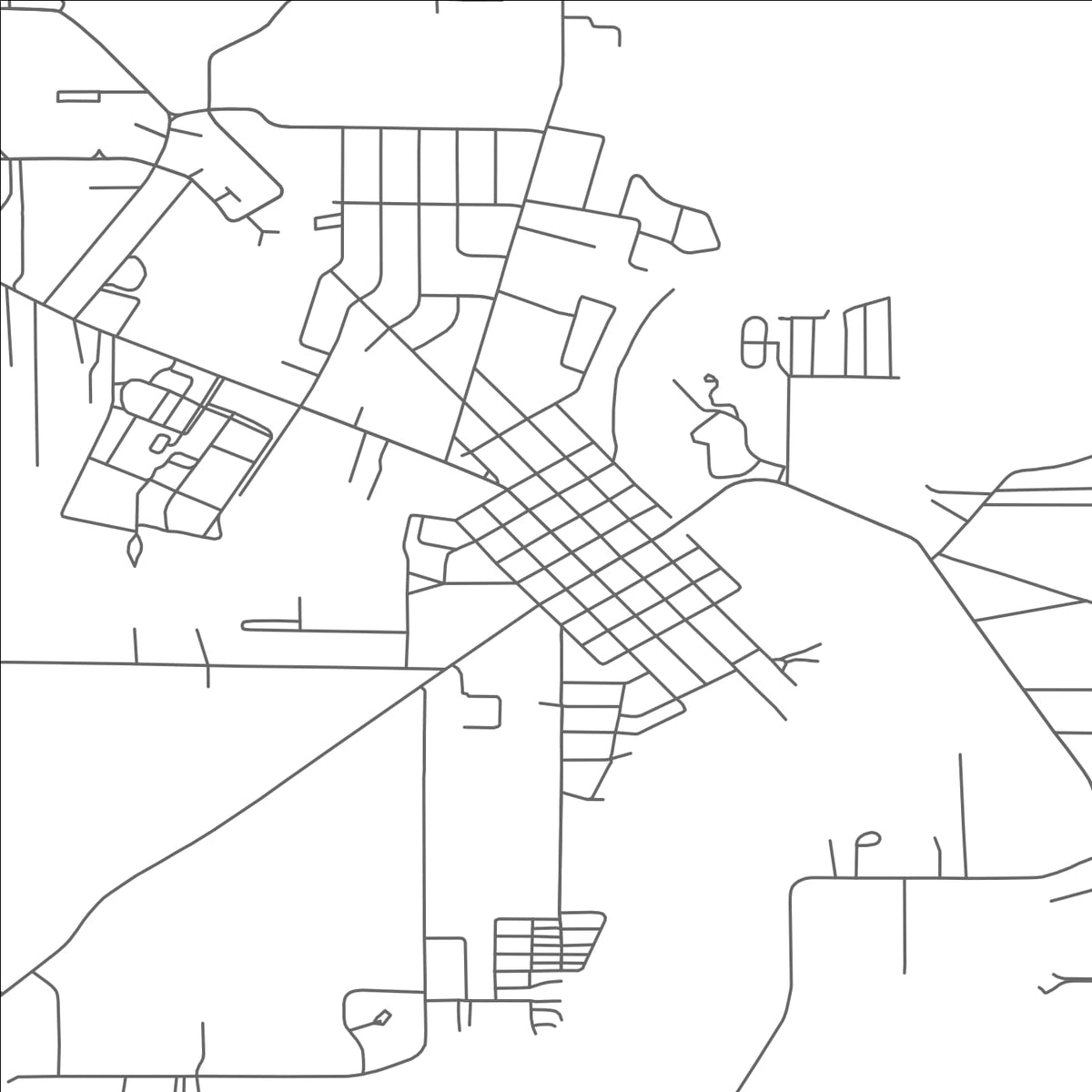 ROAD MAP OF BERRIEN SPRINGS, MICHIGAN BY MAPBAKES