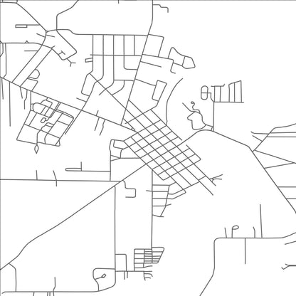 ROAD MAP OF BERRIEN SPRINGS, MICHIGAN BY MAPBAKES