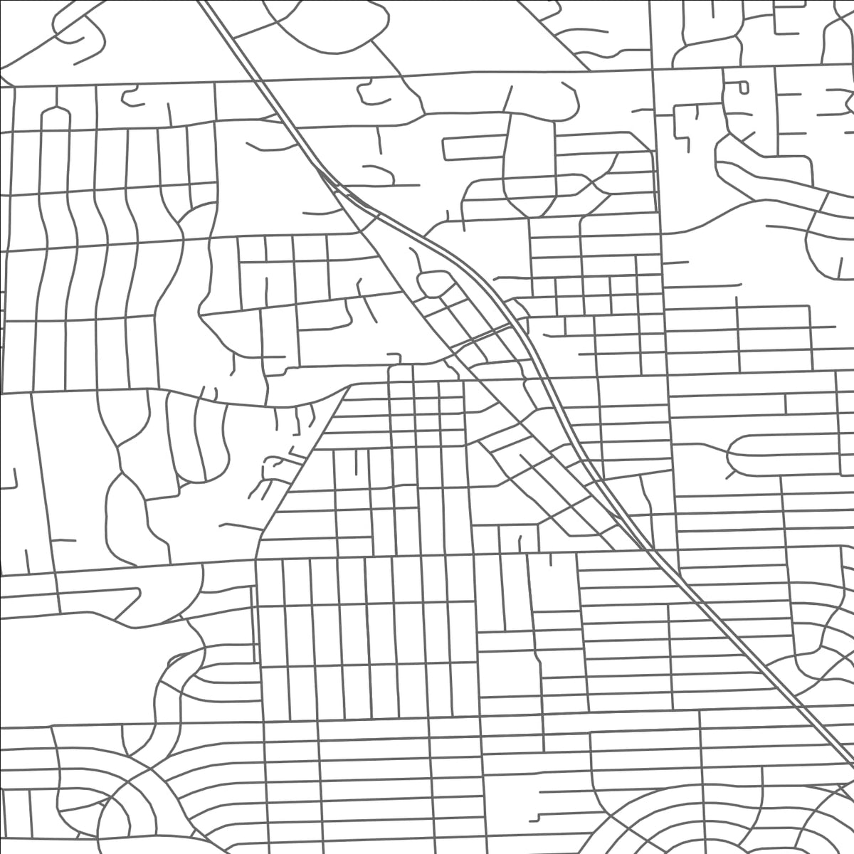 ROAD MAP OF BIRMINGHAM, MICHIGAN BY MAPBAKES