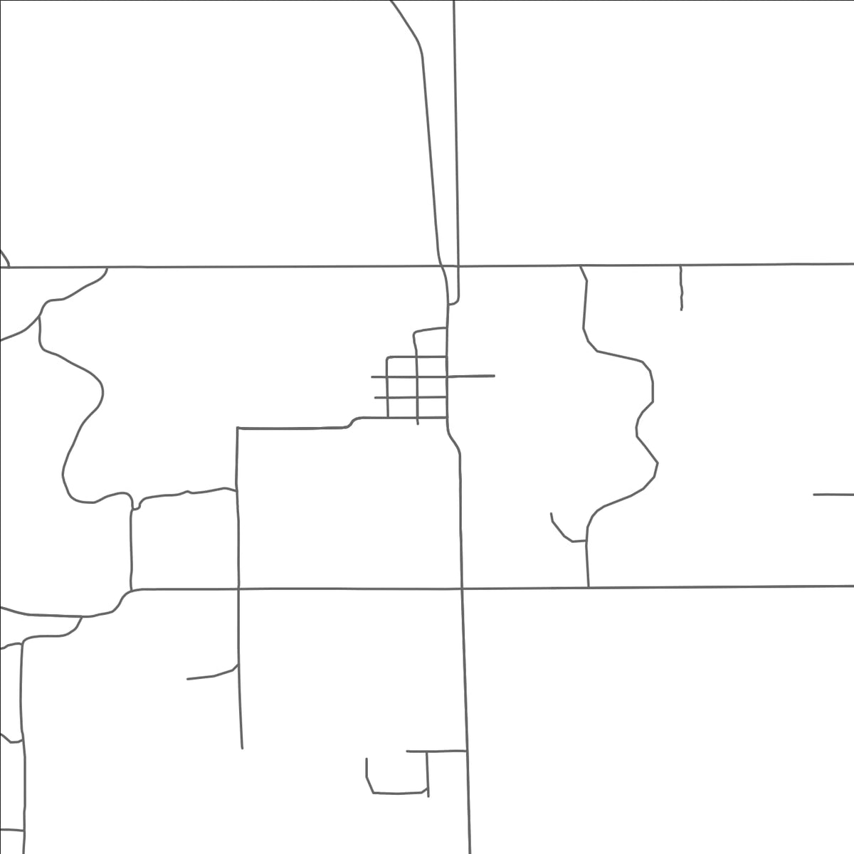ROAD MAP OF BOON, MICHIGAN BY MAPBAKES