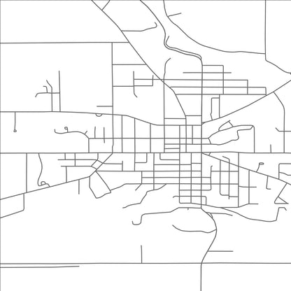 ROAD MAP OF BUCHANAN, MICHIGAN BY MAPBAKES