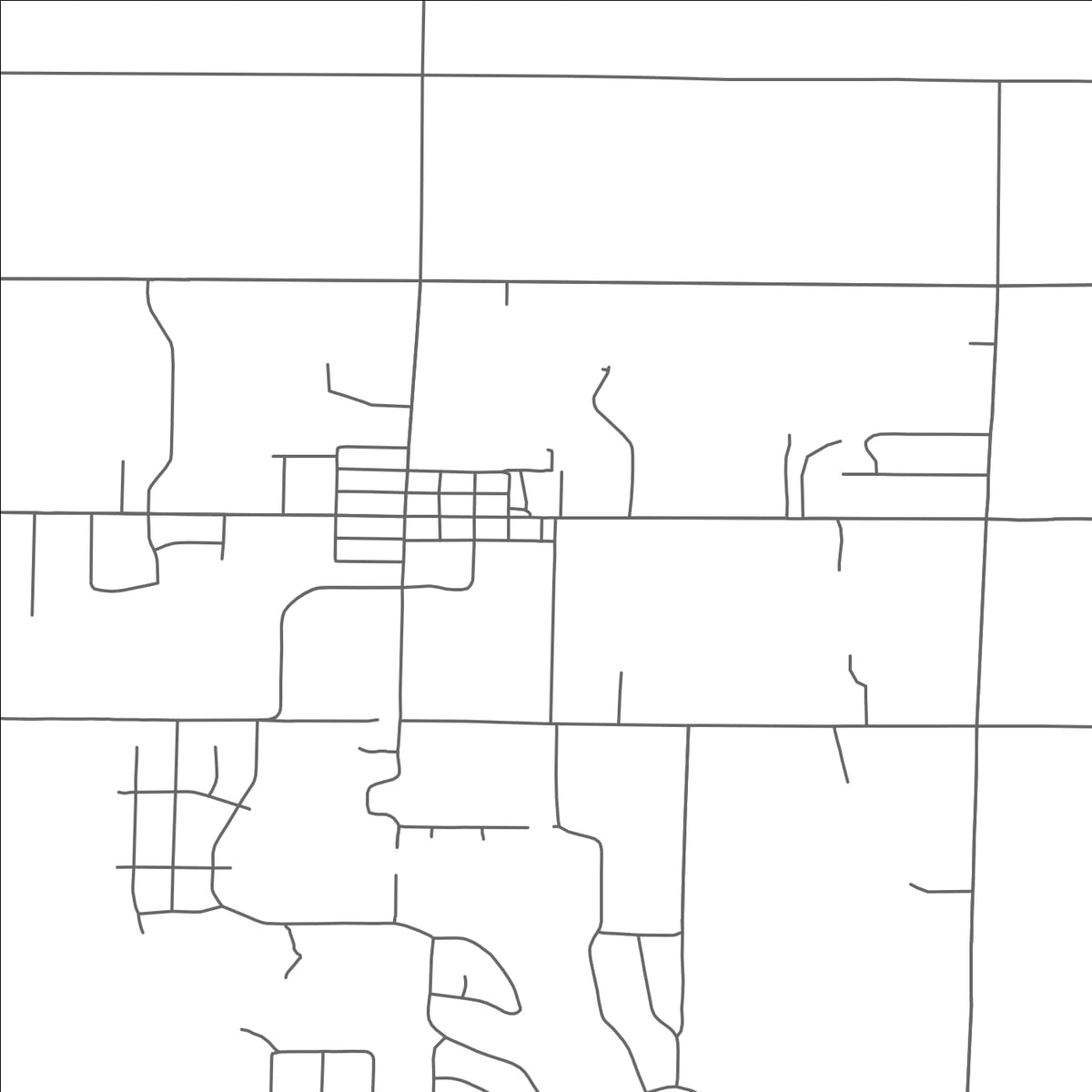 ROAD MAP OF BUCKLEY, MICHIGAN BY MAPBAKES