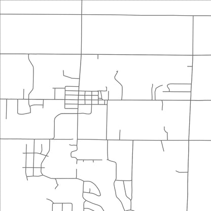 ROAD MAP OF BUCKLEY, MICHIGAN BY MAPBAKES
