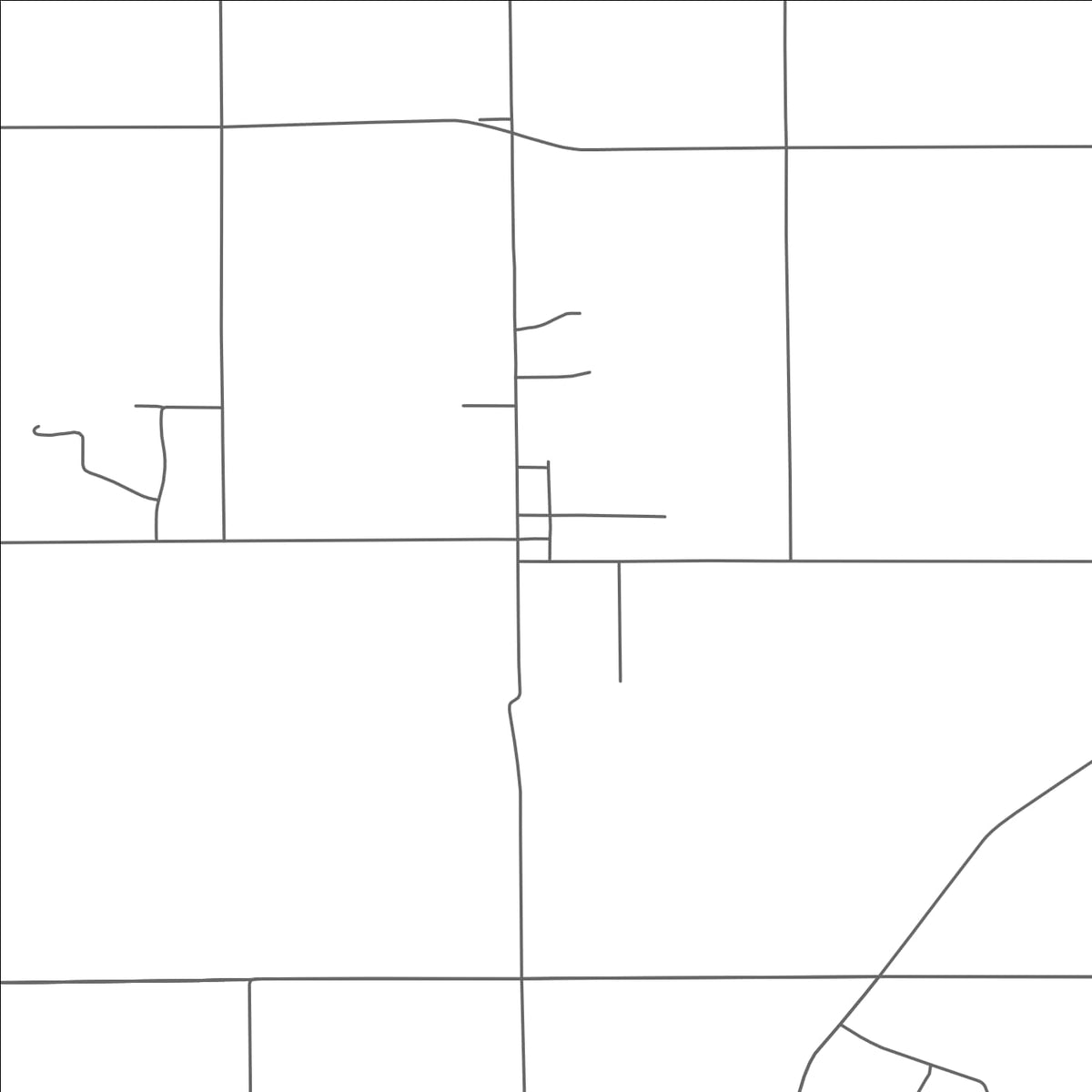 ROAD MAP OF BURT, MICHIGAN BY MAPBAKES