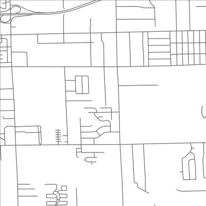 ROAD MAP OF BURTON, MICHIGAN BY MAPBAKES