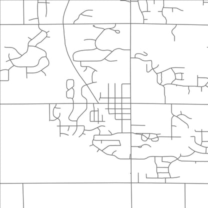 ROAD MAP OF BYRON, MICHIGAN BY MAPBAKES