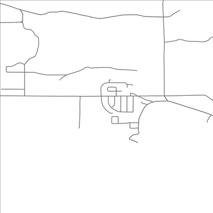 ROAD MAP OF CABERFAE, MICHIGAN BY MAPBAKES
