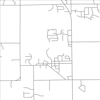 ROAD MAP OF CALEDONIA, MICHIGAN BY MAPBAKES