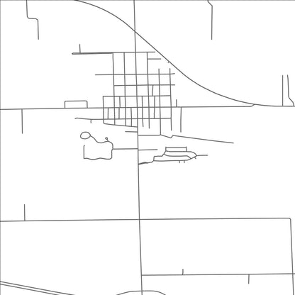 ROAD MAP OF CAPAC, MICHIGAN BY MAPBAKES
