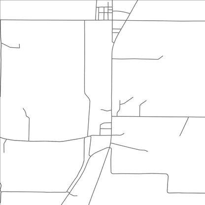ROAD MAP OF CARNEY, MICHIGAN BY MAPBAKES