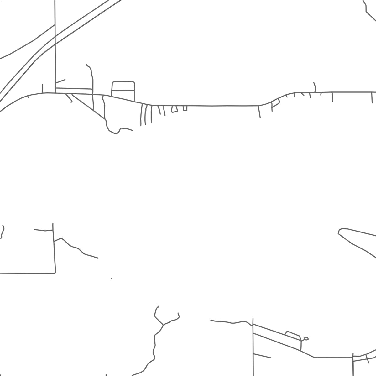 ROAD MAP OF CARP LAKE, MICHIGAN BY MAPBAKES