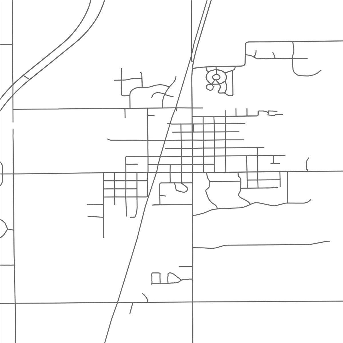 ROAD MAP OF CEDAR, MICHIGAN BY MAPBAKES