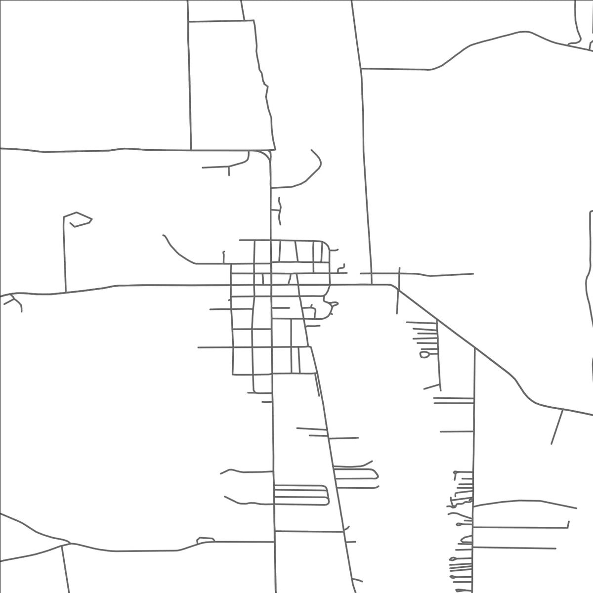 ROAD MAP OF CENTRAL LAKE, MICHIGAN BY MAPBAKES