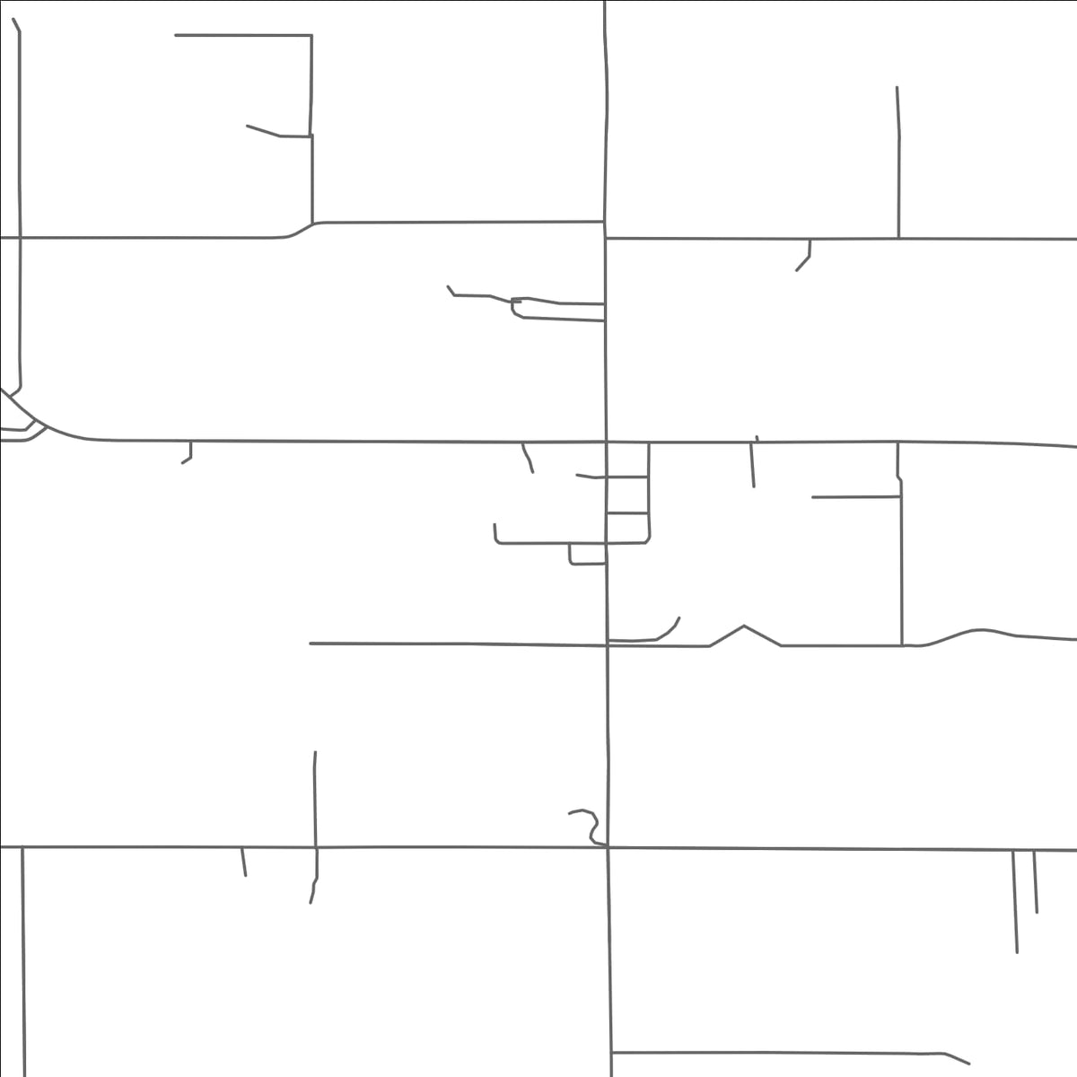 ROAD MAP OF CHATHAM, MICHIGAN BY MAPBAKES