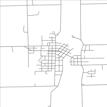 ROAD MAP OF CHESANING, MICHIGAN BY MAPBAKES