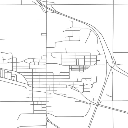 ROAD MAP OF CLARE, MICHIGAN BY MAPBAKES