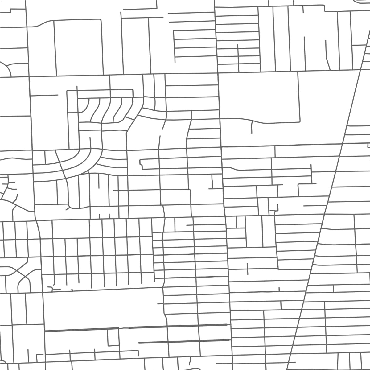 ROAD MAP OF CLAWSON, MICHIGAN BY MAPBAKES