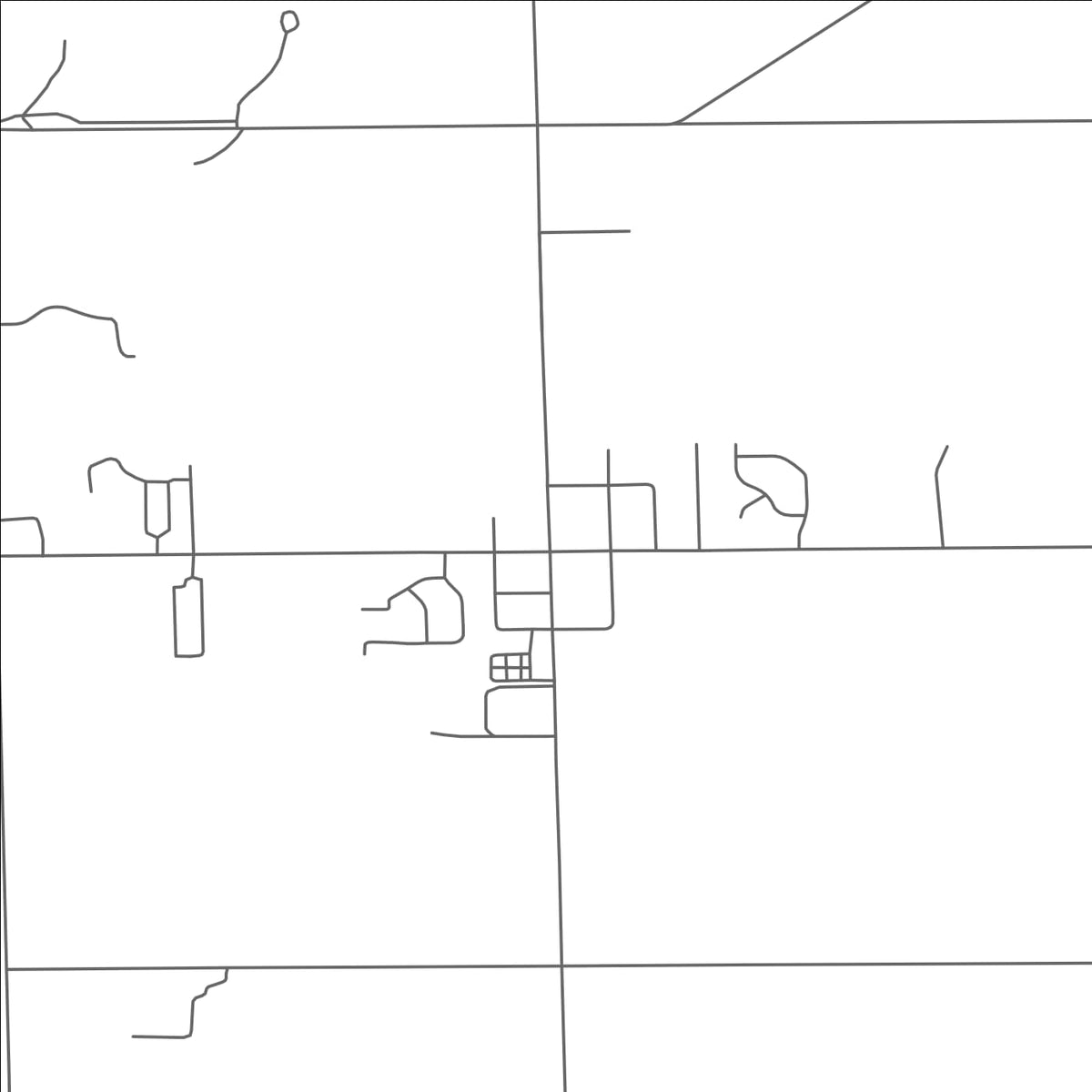 ROAD MAP OF CLIMAX, MICHIGAN BY MAPBAKES