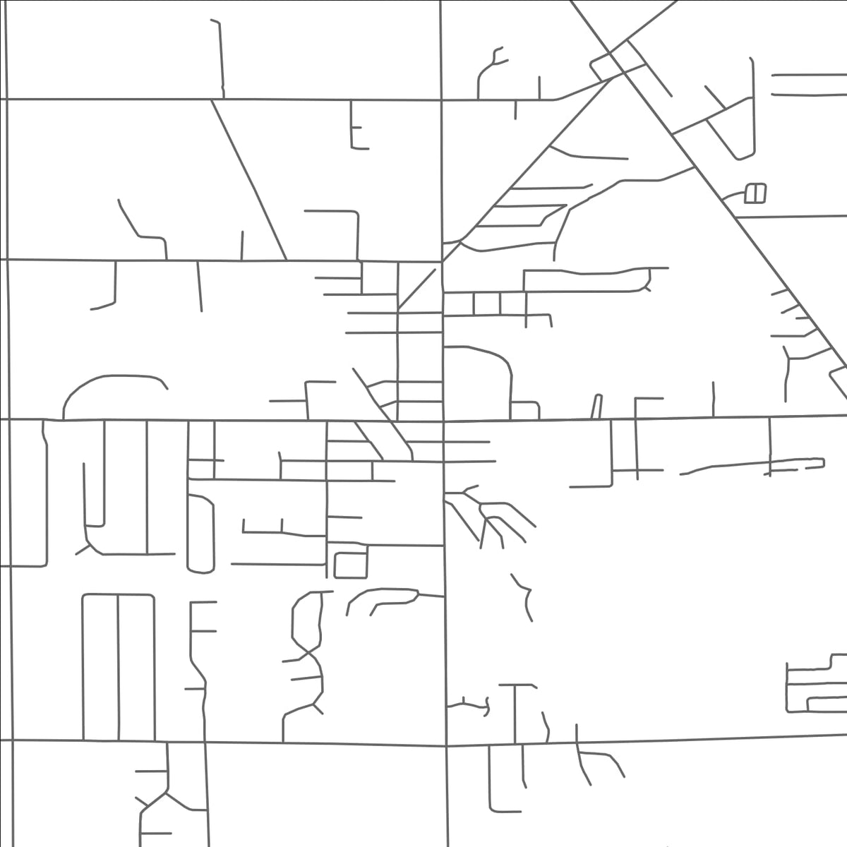 ROAD MAP OF CLIO, MICHIGAN BY MAPBAKES