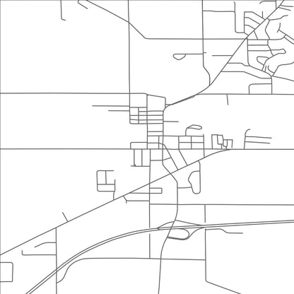 ROAD MAP OF COLOMA, MICHIGAN BY MAPBAKES