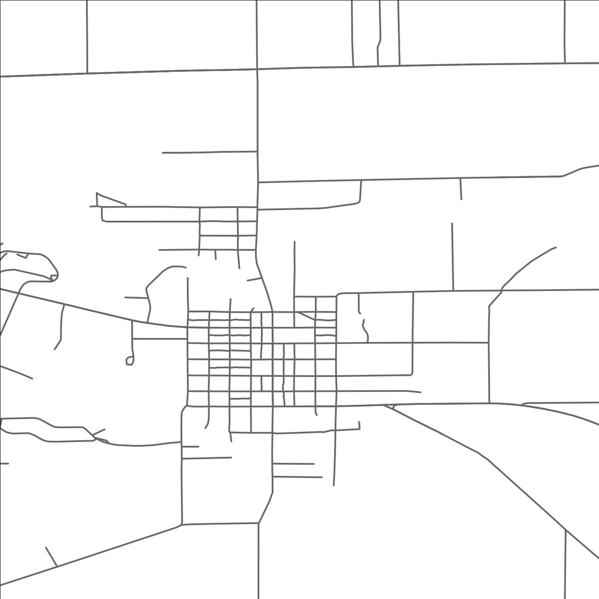 ROAD MAP OF CORUNNA, MICHIGAN BY MAPBAKES