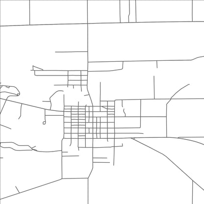 ROAD MAP OF CORUNNA, MICHIGAN BY MAPBAKES