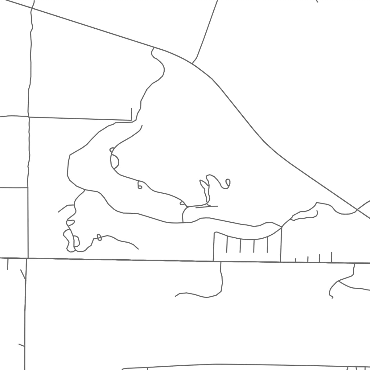 ROAD MAP OF CRYSTAL MOUNTAIN, MICHIGAN BY MAPBAKES