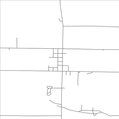 ROAD MAP OF CUSTER, MICHIGAN BY MAPBAKES