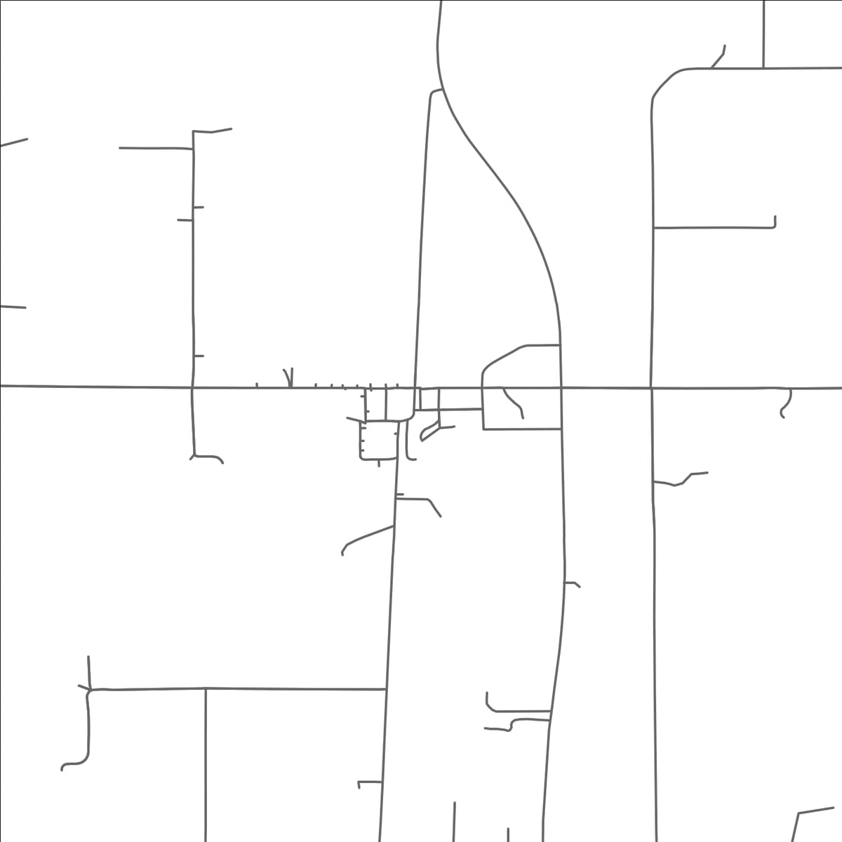 ROAD MAP OF DAGGETT, MICHIGAN BY MAPBAKES