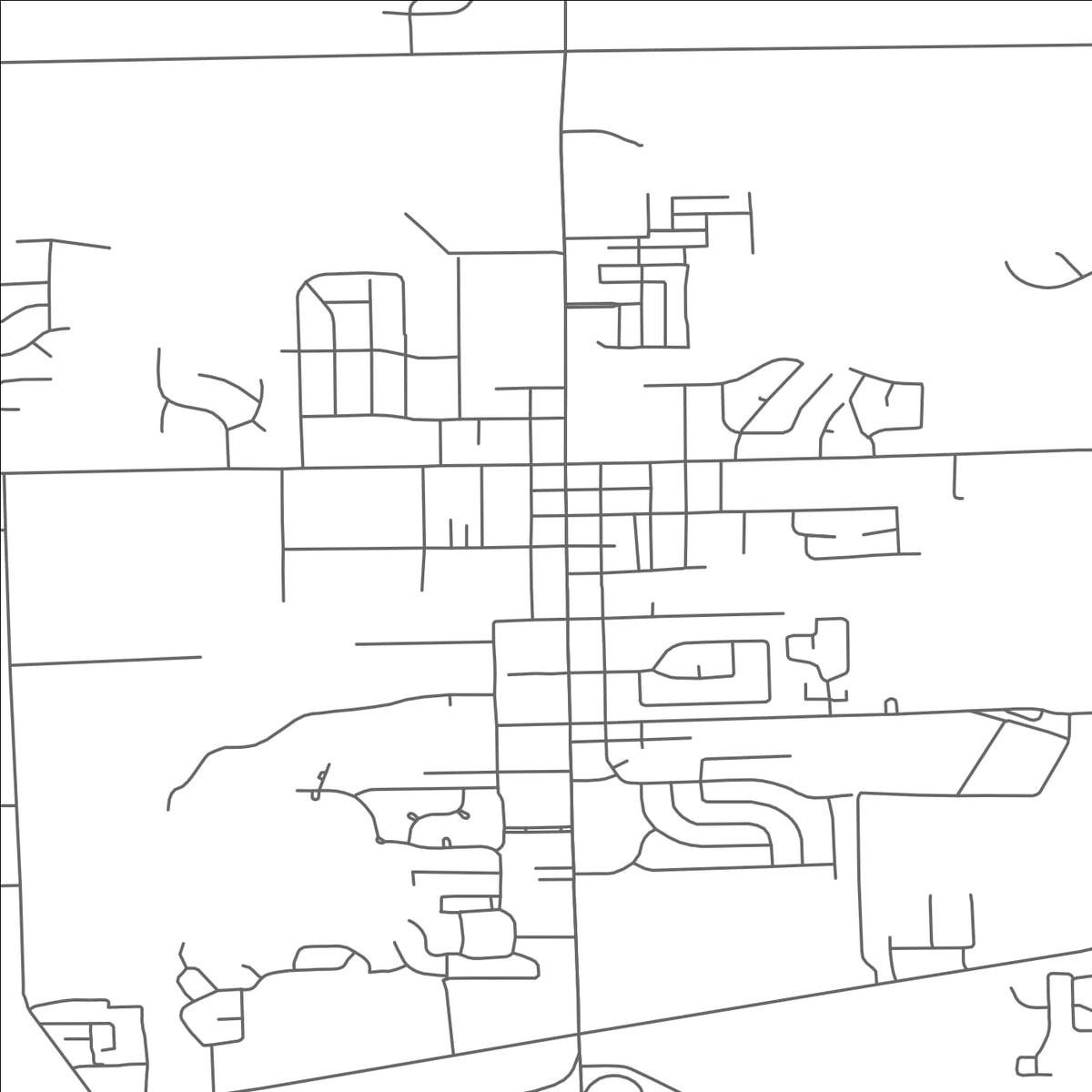 ROAD MAP OF DAVISON, MICHIGAN BY MAPBAKES