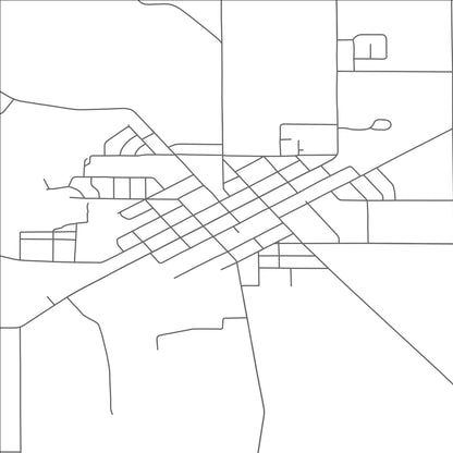 ROAD MAP OF DECATUR, MICHIGAN BY MAPBAKES