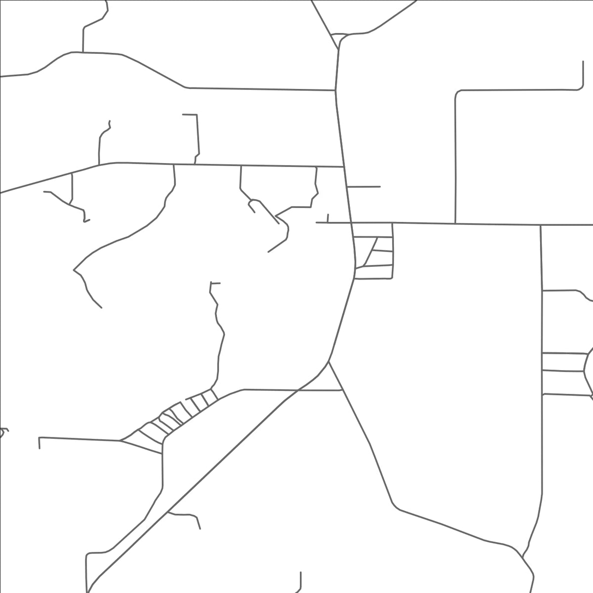ROAD MAP OF DELTON, MICHIGAN BY MAPBAKES