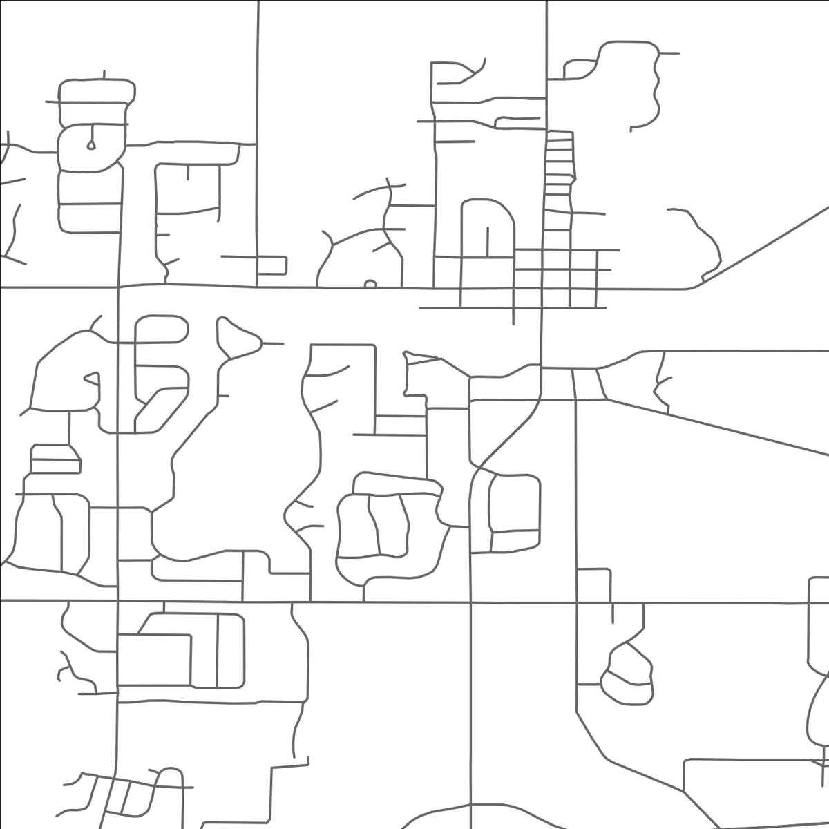 ROAD MAP OF DEWITT, MICHIGAN BY MAPBAKES
