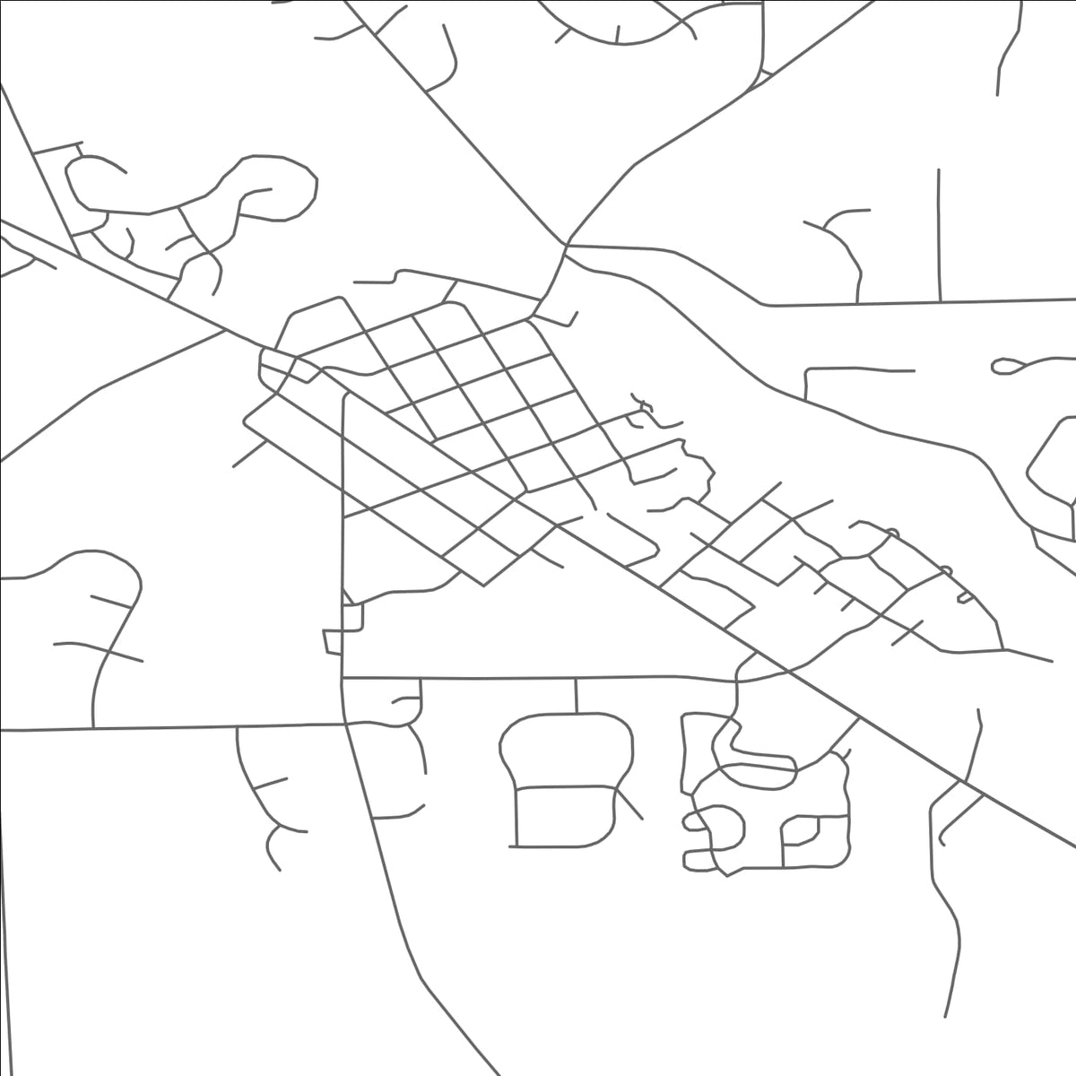ROAD MAP OF DEXTER, MICHIGAN BY MAPBAKES