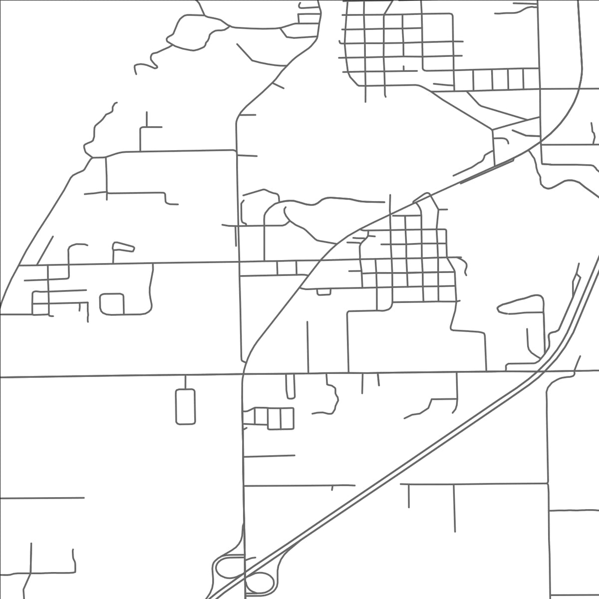 ROAD MAP OF DOUGLAS, MICHIGAN BY MAPBAKES