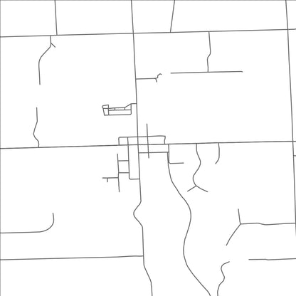 ROAD MAP OF DRYDEN, MICHIGAN BY MAPBAKES